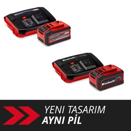 Orijinal Einhell Başlangıç Kiti 4-6 Ah akü ve Boostcharger Power X-Change (Li-Ion, 18 V, 60 dakika şarj süresi, tüm Power X-Change aletleri için uygundur) - 4512143
