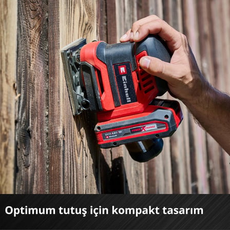 Einhell Akülü Avuç İçi Zımpara TE-OS 18/113 Li-Solo Power X-Change (18 V, titreşim zımpara, 1.8 mm salınım hareketi, 2 adet P120 zımpara kağıdı dahil, akü dahil değildir) - 4460731