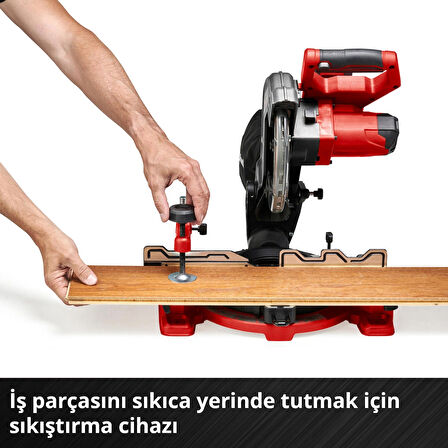 Einhell TE-MS 18/8 Li - Solo, Akülü Gönye Testere (Akü ve şarj cihazı dahil değildir)
