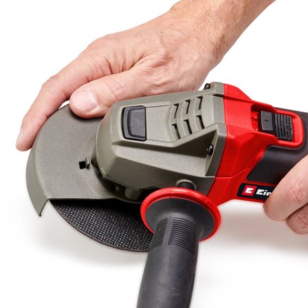 Einhell TE-AG 125/1010 Avuç Taşlama (1010 W, Ø125 mm disk, 33 mm kesme derinliği, yeniden başlatma koruması, ek tutamak, kesme diski dahil değildir) - 4430985
