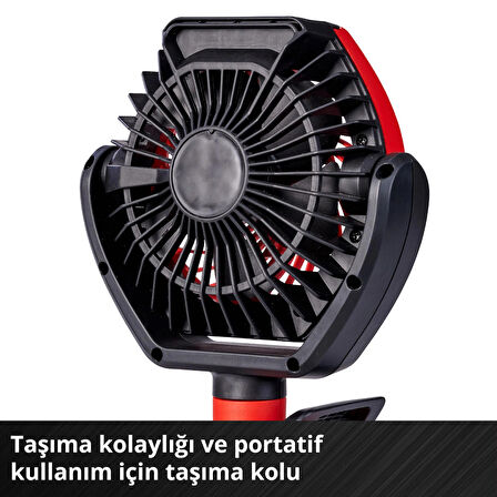 Einhell GC-CF 18/110 Li - Solo, Akülü Vantilatör (Akü ve şarj cihazı dahil değildir)