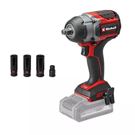 Einhell TP-CW 18/750-C Li BL - Solo, Kömürsüz Akülü Darbeli Somun Sıkma (Akü ve şarj cihazı dahil değildir)