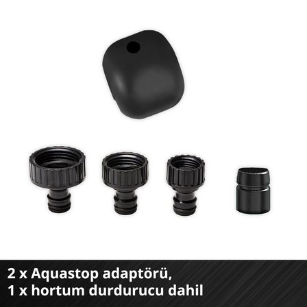 Einhell GE-HR 18/30-1 WH Li-Solo Akülü Hortum Makarası (18 V, otomatik hortum sarma, 180° dönebilen yapı, duvar aparatı, 1.5 m bağlantı hortumu, akü ve hortum dahil değildir) - 4173774