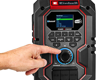 Einhell TE-CR 18 Li DAB+/FM/BT - Akülü Radyo (Akü ve şarj cihazı değildir)