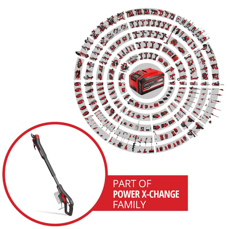 Einhell Profesyonel GP-LS 18/35 Li BL-Solo Power X-Change Akülü Budama Makası (18 V, Kömürsüz, 35 mm’ye kadar dallar için uygun, bypass bıçaklar, metal kanca, yumuşak kavrama, akü dahil değildir) - 3408360