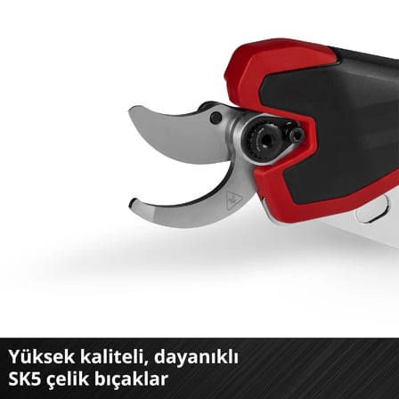 Einhell Profesyonel GP-LS 18/35 Li BL-Solo Power X-Change Akülü Budama Makası (18 V, Kömürsüz, 35 mm’ye kadar dallar için uygun, bypass bıçaklar, metal kanca, yumuşak kavrama, akü dahil değildir) - 3408360