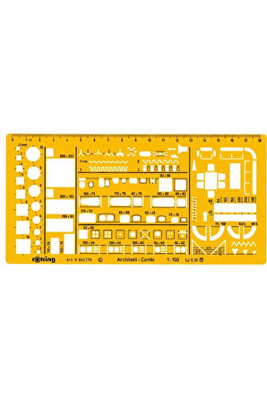Şablon Karma Mi?mari?-mobi?lya-sihhi? Tesi?sat 1:100 R853779