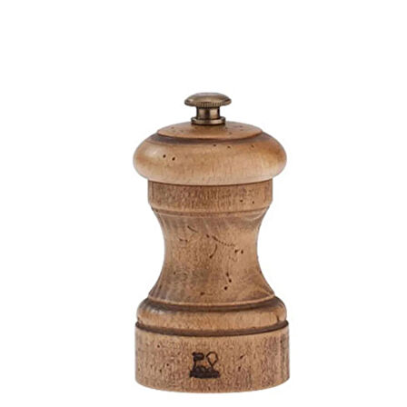 Peugeot Bistro Antique Ahşap Karabiber Değirmeni 10 Cm