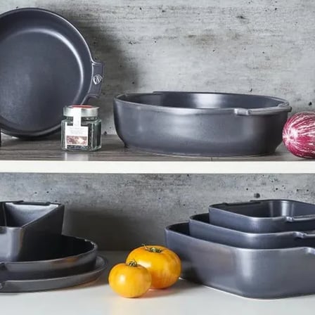 Peugeot Appolia Kare Fırın Kabı Siyah 18 cm