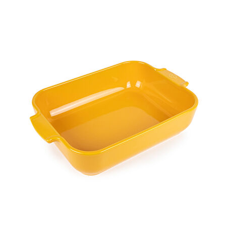 Peugeot Appolia Dikdörtgen Fırın Kabı Safran Sarı 32 cm