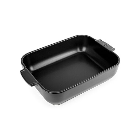 Peugeot Appolia Dikdörtgen Fırın Kabı Satin Siyah 32 cm