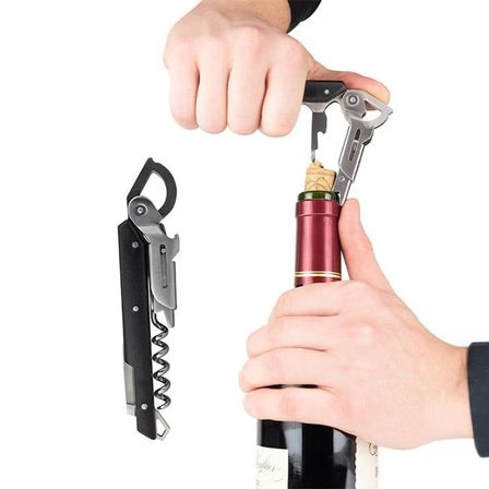 Peugeot Coffret Elektrikli Şarap Vakum Pompası ve Clavelin Tirbuşon Seti Siyah