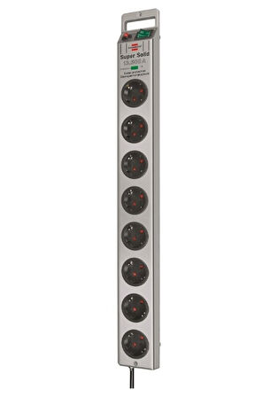 Brennenstuhl Super Solid Surge Protection 13.500 mAh Anahtarlı 8'li 2.5 m Akım Korumalı Priz