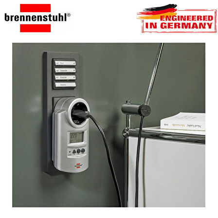 Brennenstuhl Primera-Line Watt Ve Akım Ölçer Pm 231 E Priz