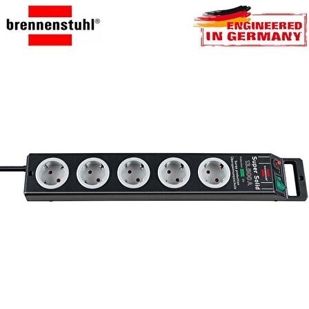 Brennenstuhl Super-Solid 13.500 mAh 5'li Akım Korumalı Priz