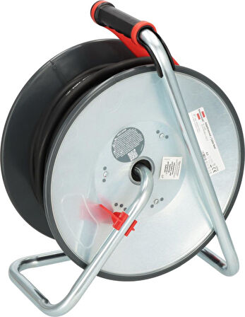 Brennenstuhl Professional SteelCore Serisi H07RN-F 3G2.5 Kablolu Sigorta Şalterli IP44 Lisanslı 25 Metre Makaralı Priz