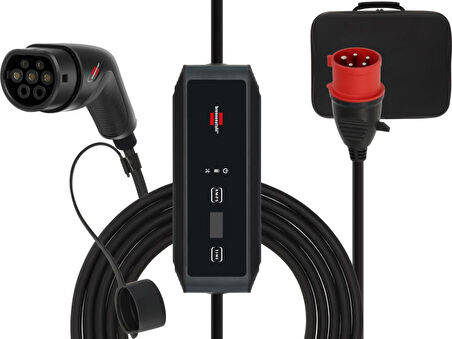 Brennenstuhl E-Mobility Serisi Duvar Tipi Uyumlu 3 Fazlı Elektrikli Araç Taşınabilir Şarj Istasyonu 8 Metre Kablolu 16A. 11 KW (Alman Menşeli)