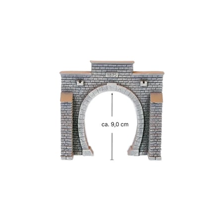 Noch 58051, 1/87 Tek Hatlı Tünel Girişi Diorama Malzemesi