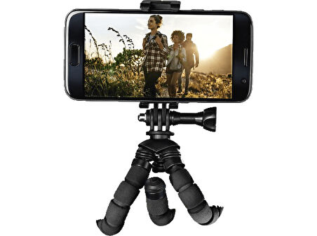 HAMA Flex Mini Tripod Akıllı Telefonlar ve GoPro Siyah