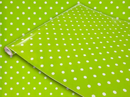 D-c-fix 346-0629 Yeşil Puantiye Yapışkanlı Folyo (45cm x 1mt)