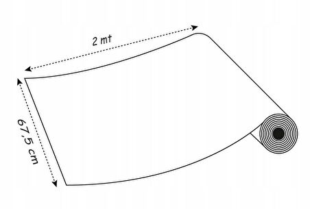 D-c-fix 346-8185 Yaprak Desen Kendinden Yapışkanlı Folyo (67,5cm x 2mt)