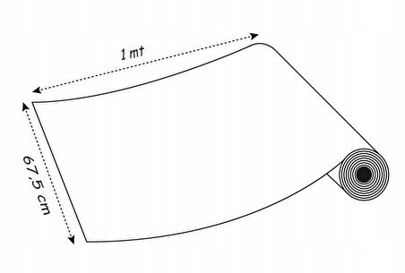D-c-fix 346-8325 Çiçek Desen Transparan Yapışkanlı Folyo (67,5cm x 1mt)
