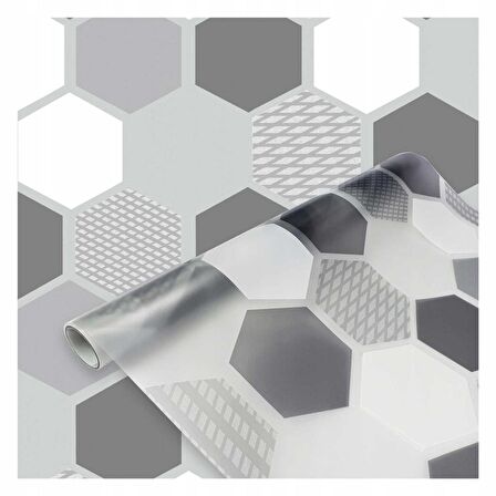 D-c-fix 334-0039 Geometrik Desenli Statik Cam Folyo (45cm x 1mt)