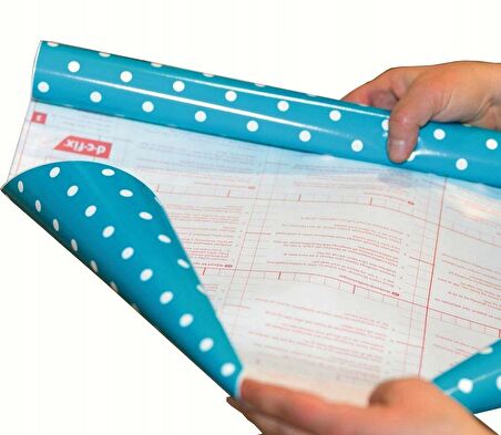 D-c-fix 346-0628 Turkuaz Puantiye Yapışkanlı Folyo (45cm x 2mt)