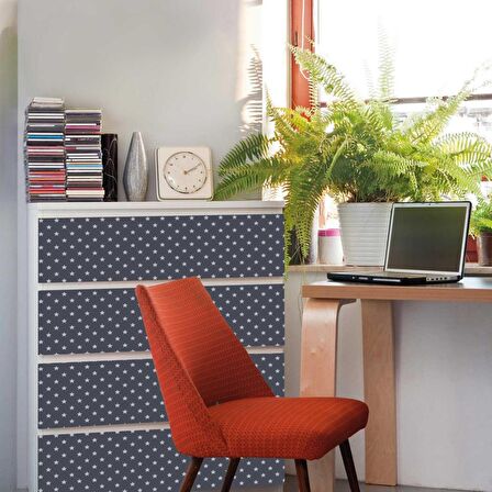 D-c-fix 346-0653 Yıldız Desen Dekoratif Yapışkanlı Folyo (45cm x 2mt)
