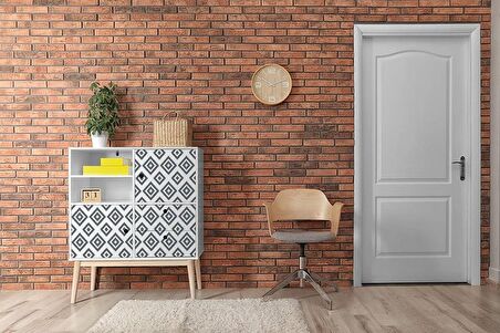 D-c-fix 343-1024 Kare Desen Kendinden Yapışkanlı Folyo (45cm x 1,5mt)