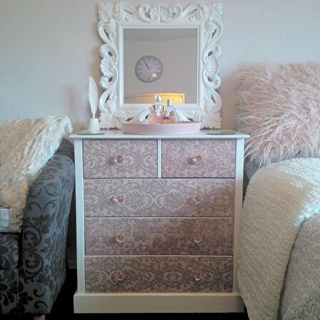 D-c-fix 346-0621 Vintage Damask Desen Yapışkanlı Folyo