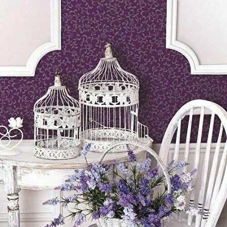 D-c-fix 343-1004 Mor Sarmaşık Çiçekli Yapışkanlı Folyo (45cm x 1,5mt)