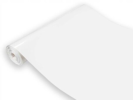 D-c-fix 446-1273 Parlak Düz Beyaz Yapışkanlı Folyo (45cm x 2mt)
