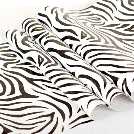 D-c-fix 346-0237 Siyah Beyaz Zebra Desen Yapışkanlı Folyo (45cm x 2mt)