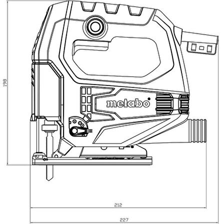 Metabo STEB 65 Elektrikli 450 W Dekupaj Testere