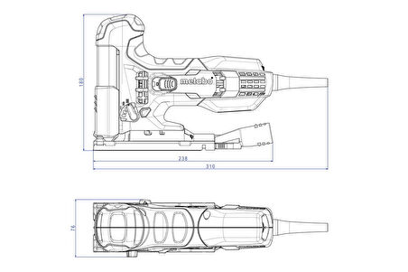 Metabo STE 100 Quick Dekupaj Testere 710W