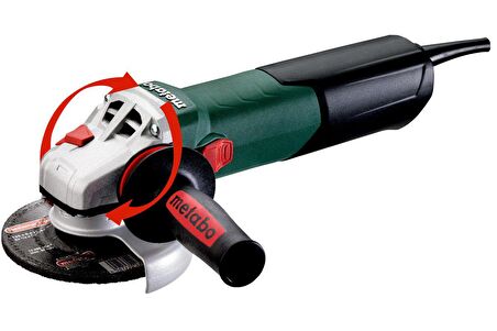 Metabo WEV 17-125 Quick Avuç Taşlama 1700W 125mm Devir Ayarlı