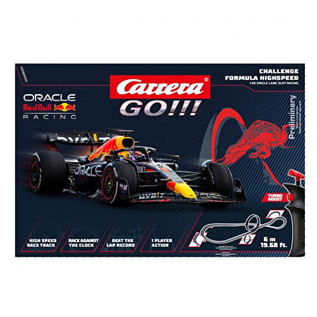 CARRERA GO CHALLENGE 68002 FORMULA HIGH SPEED Tek Kişilik Yarış Pisti