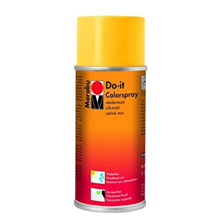 Marabu Do-it Colorspray No:021 Medium Yellow