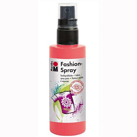 Marabu Fashion Spray 100ml Sprey Kumaş Boyası No: 212 Flamingo