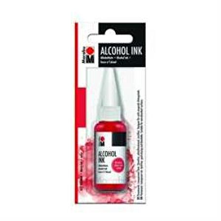 Marabu Alcohol Ink Alkol Bazlı Mürekkep 20ml 031 Cherry Red