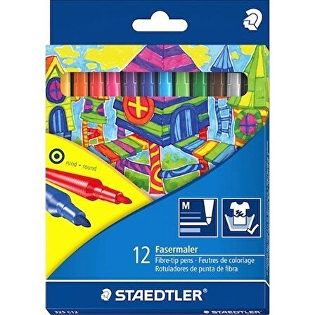 Staedtler Noris Clup 12'li Keçeli Kalem 325C12