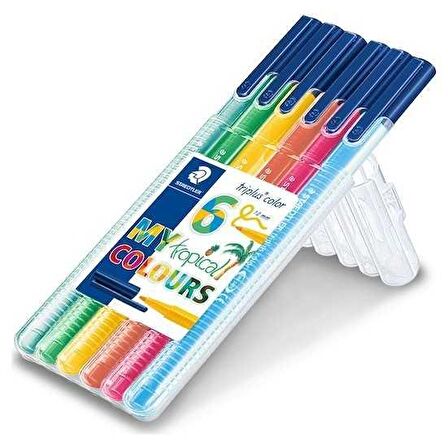 Staedtler Keçeli Kalem 6Lı Tropikal 323 Sb6Cs4