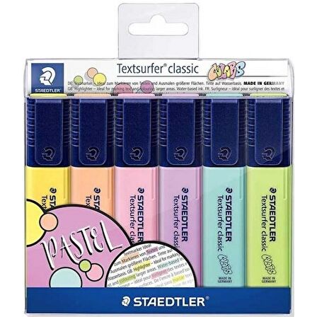 STAEDTLER 364 CWP4 TEXTSURFER PASTEL KESİK UÇ 6 LI SET