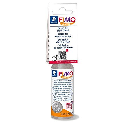 Fimo Liquid Gel Gümüş 50ml 8050-81