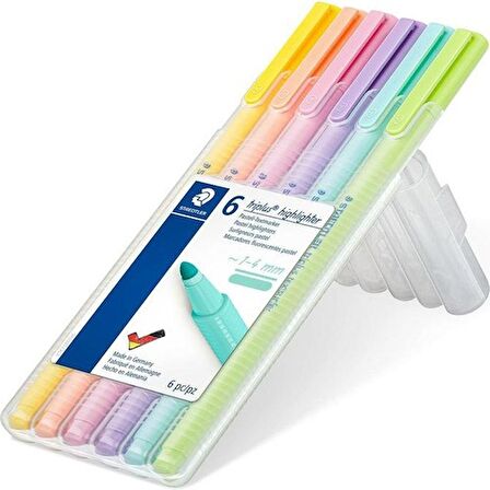 Staedtler Textsurfer Fosforlu Kalem 6 Pastel Renk