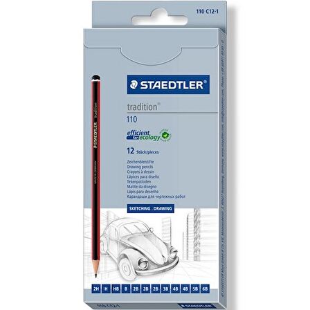 STAEDTLER 110 C12-1 TRADITION KURŞUNKALEM 12 Lİ