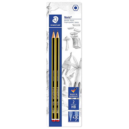 Staedtler Noris HB 2'li Blister Kurşun Kalem 120-2 BK2D