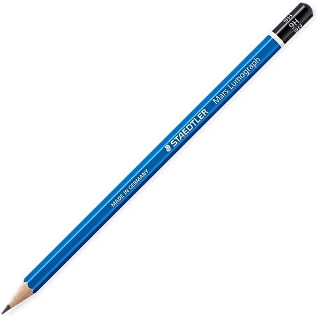 STAEDTLER DERECELİ KALEM MARS LUMOGRAPH 100-9H 12 Adet