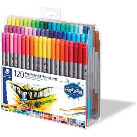 Staedtler Keçeli Kalem Çift Uçlu 120 Renk N:3200 TB120